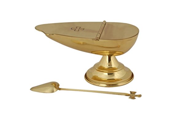 Brass Incense Boat