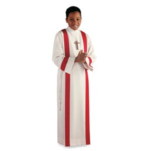 Altar Server Alb Red