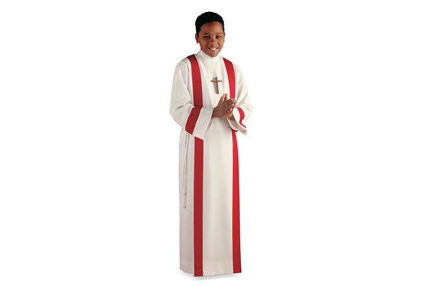 Altar Server Alb Red